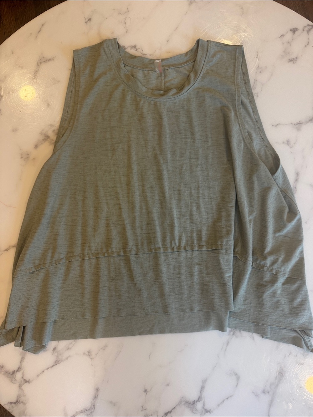 Free People Women’s Sleeveless Relaxed Tank Top - Sage Green